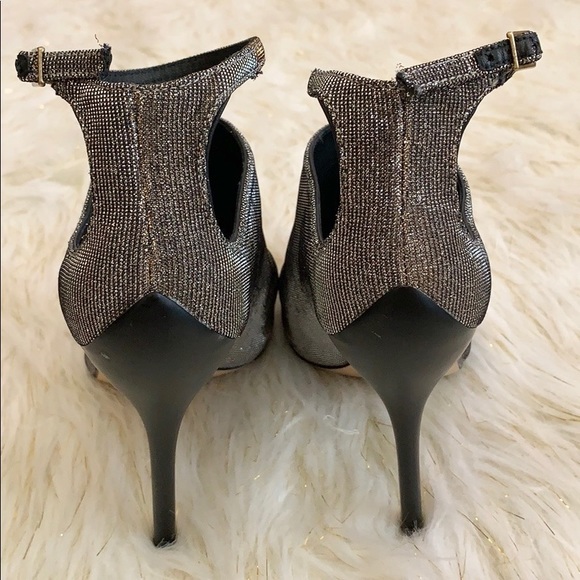Brian Atwood Liese Metallic Ankle strap heels - Picture 2 of 7